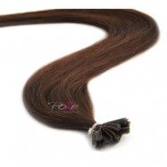 Poze Hairextensions Poze Keratin Premium Extensions 4B Chocolate Brown
