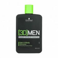 Schwarzkopf 3D MEN Hair & Body Shampoo 250ml
