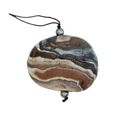 Shampoo på snöre - Brunt ris melerad- med doft av kanel