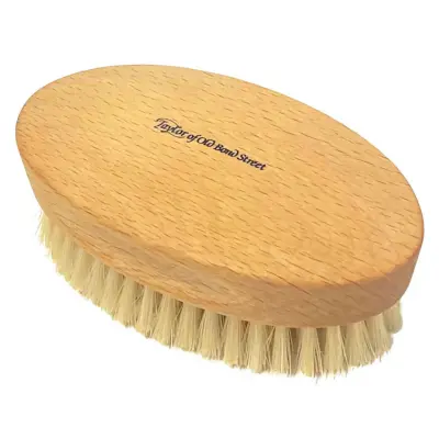 Taylor of Old Bond Street Light Wood Military Hair Brush