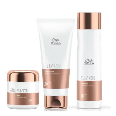 Wella, Fusion Intense Repair Trio pack Schampo&Balsam + Mask