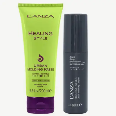 Lanza, Urban Molding Paste + Beach Spray Styling Kit
