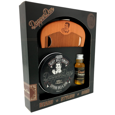 Dapper Dan Hair&Beard Heavy Hold Pomade Presentbox