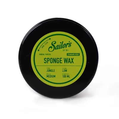 Sailor's Sponge Wax Jungle - Medium Stadga & Låg Glans