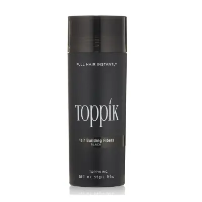 Toppik (Svart) - Mikrofiber som bekämpar hårförlust (55 g)