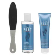 Bare Feet Soothing Foot Soak + Cream + File TRIO