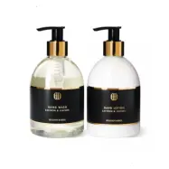 Benjamin Barber Gift Set Saffron & Leather Hand Duo