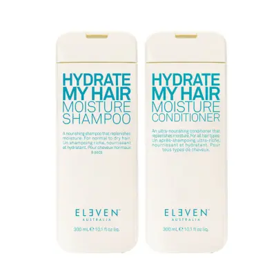 Eleven Australia, Hydrate My Hair Shampoo+Conditioner Duo