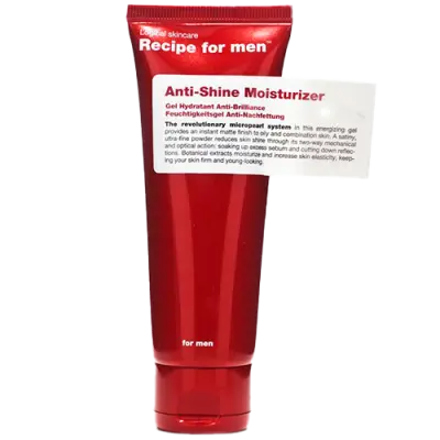 Recipe for men Anti-Shine Moisturizer (Fet hud) (75 ml)