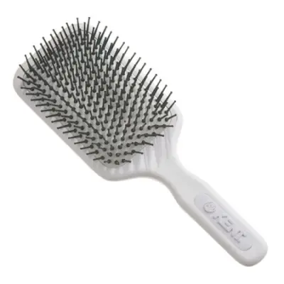 AirHedz Pro XL Phine Pin Paddle Brush White