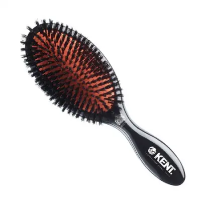 Classic Shine Large Pure Black Bristle Hairbrush