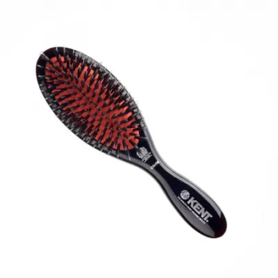 Classic Shine Medium Black Porcupine Mixed Bristle Hairbrush