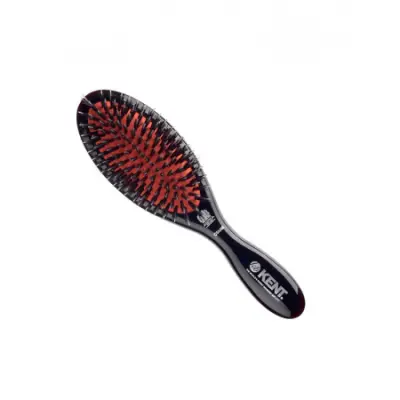 Classic Shine Small Black Porcupine Mixed Bristle Hairbrush