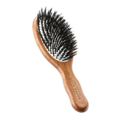 Mini Oval Cushion Brush Kotie Wood - Boar Bristles
