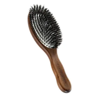 Oval Cushion Brush Kotibe Wood - Boar Bristles