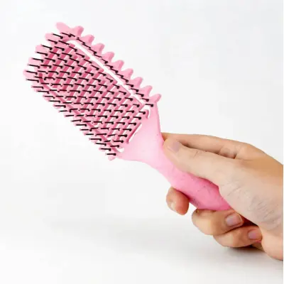 Poppie, Curl Magic Brush Pink