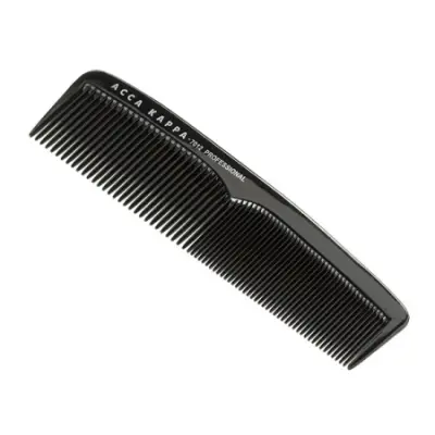 Professional Fine Coarse Pocket Comb - 7012 Black