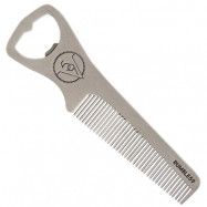 Rumble 59 Stainless Steel Hair Comb, Bottle Opener