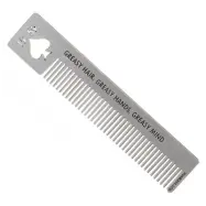 Rumble 59 Stainless Steel Hair Comb, Spades