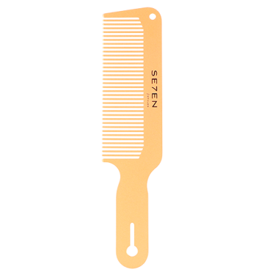 Se7en Styles Gold Metal Flattop Comb