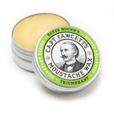 Rufus Hound's Triumphant Moustache Wax