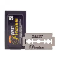 Derby Black Premium  Dubbelrakblad  5-pack