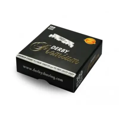 Derby Premium Professional Single Edge Razor Blades x100