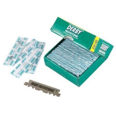 Derby Professionel Single Edge Rakblad (100 stk)