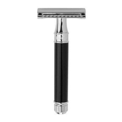Edwin Jagger DE Safety Razor - Ebenholtsimitation och Krom