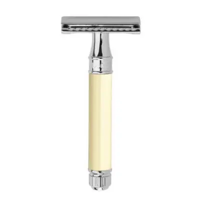 Edwin Jagger DE Safety Razor - Elfenbensimitation och Krom