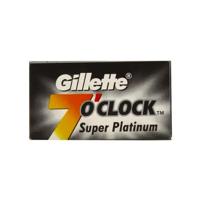 Gillette 7 O´Clock Super Platinium Rakblad