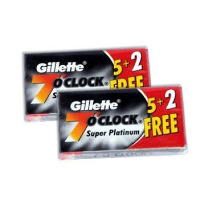 Gillette 7 O'Clock Super Platinium Rakblad 7 st.