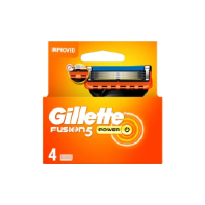 Gillette Fusion5 Power 4-pack