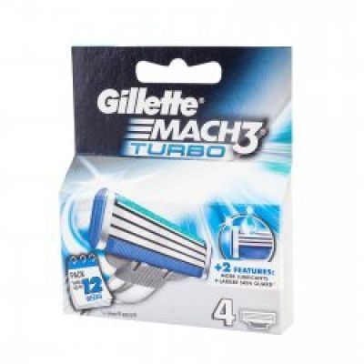 Gillette Mach3 Turbo 4-pack