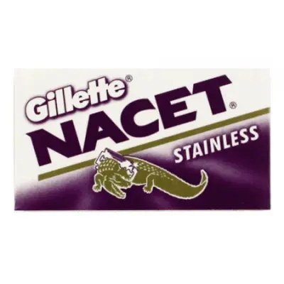 Gillette Nancet Double Edge Razorblades -x5