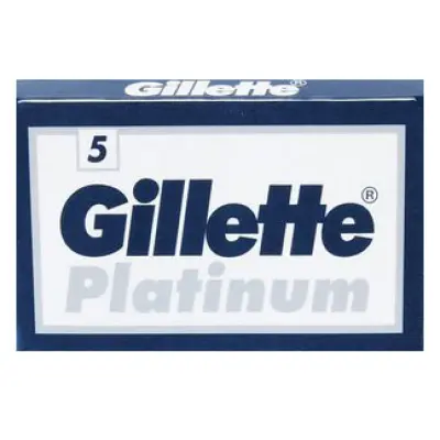 Gillette Platinum Double Edge Razorblades - x5