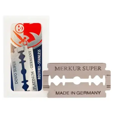 Merkur Super Platinum Dubbelrakblad 10-pack