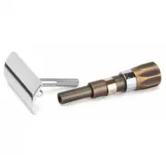 Metal Knob 500 Antique Brass - Progress Short Handle