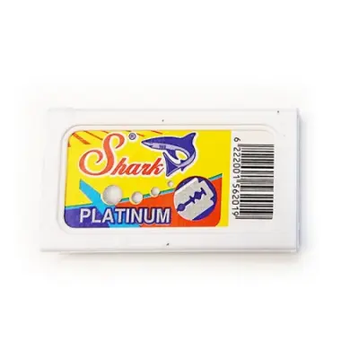 Shark Platinum Double Edge Razor Blades x5