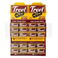 Treet Carbon Steel Double Edge Razor Blades x200