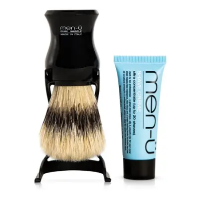 Barbiere Pure Bristle Shaving Brush Black