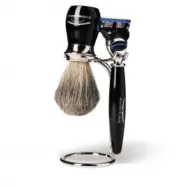 Benjamin Barber Duke MP 3-delars Rakset Ebony - Gillette Fusion