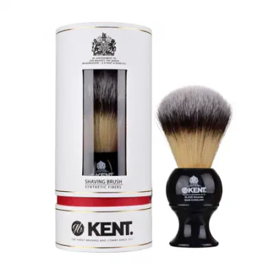 Black Silvertex Synthetic Shaving Brush Large