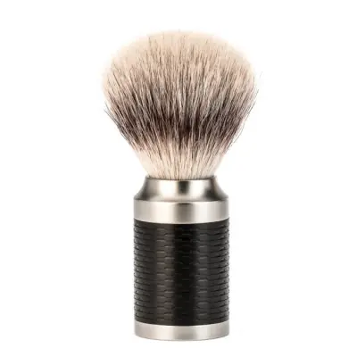 Mühle Rocca Silvertip Fiber® Rakborste, Rostfrit Stål (21 mm)