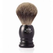 Mondial Basic Shaving Brush Fine Badger, Satin Black