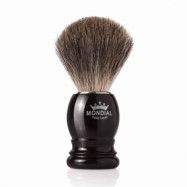 Mondial Basic Shaving Brush Grey Badger, Black