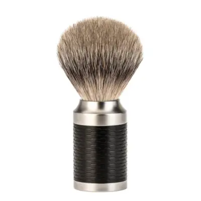 ROCCA Black Silvertip Badger Shaving Brush