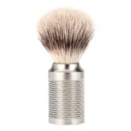 ROCCA Silver Matt Silvertip Fibre Shaving Brush