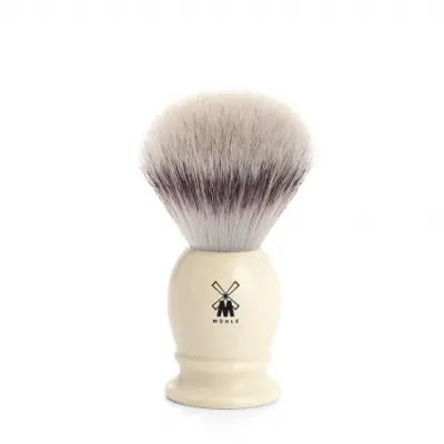 Syntetisk Rakborste CLASSIC Resin Ivory Silvertip Fibre - S