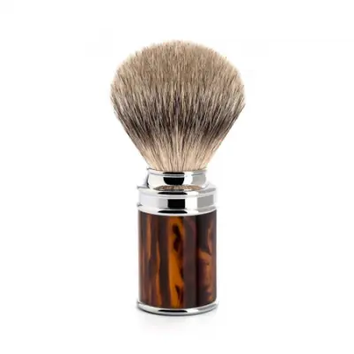 TRADITIONAL Silvertip badger Resin Tortoiseshell Shaving Brush
